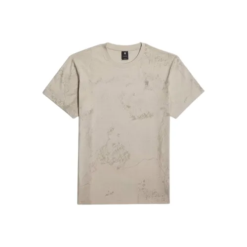 Г Звезда RAW Бежевый Мужская T-Рубашка