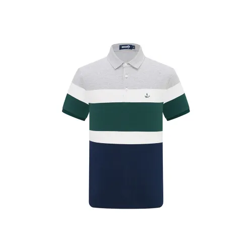 NAVIGARE T Рубашка Мужская Морской Синий Серый