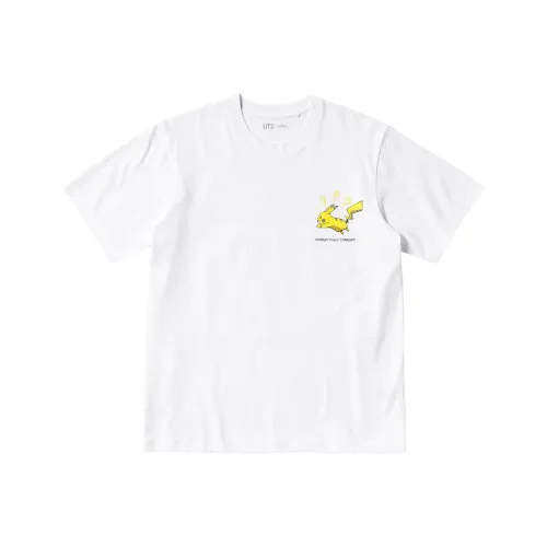 UNIQLO x Pokémon UNIQLO Покемон Co Branded Series T-Shirt Мужской Белый