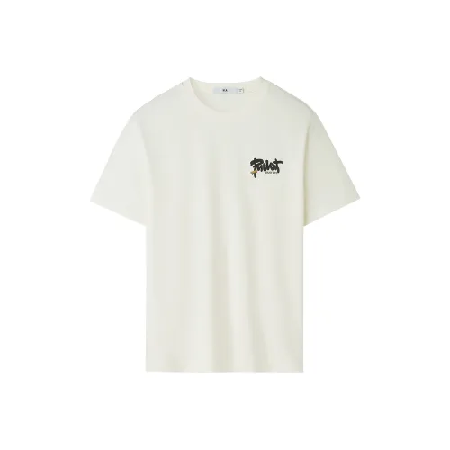 HLA Натуральный Белый E5 Мужская Рубашка T