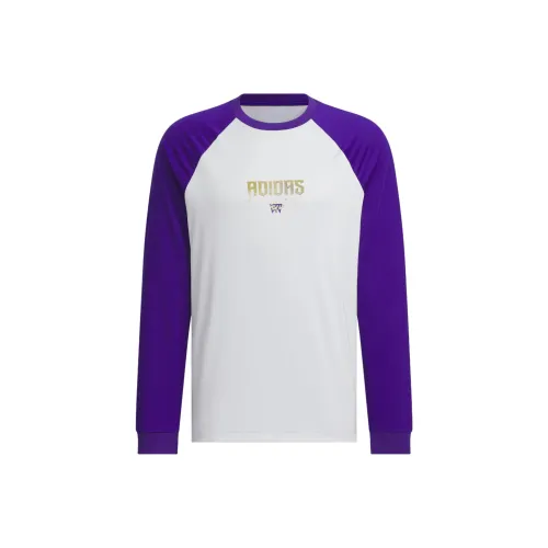 Adidas T-рубашка мужская Pure Quality серый колледжский фиолетовый