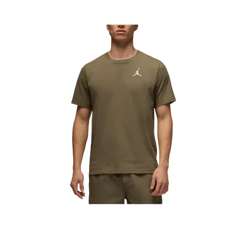 Джордан BRANDJumpman T Рубашка Мужская Средний Оливковый