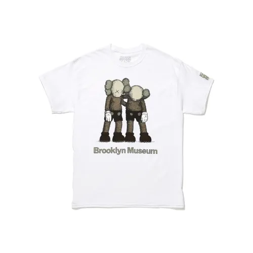 KAWS совместный бренд Белый Мужской T-рубашки