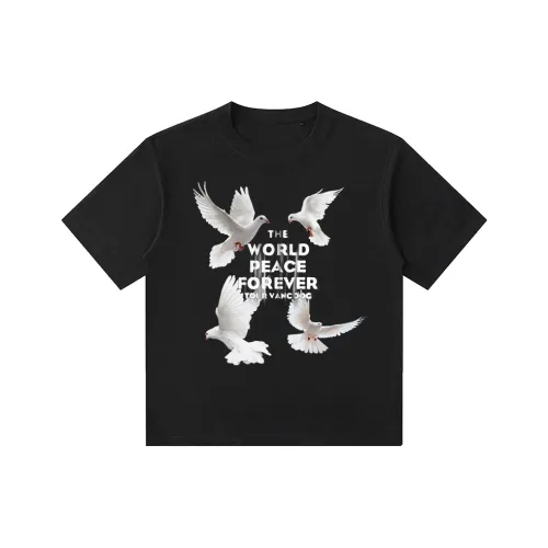 YIMAI Черные Мужские T-Рубашки