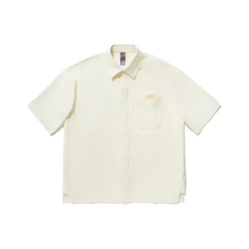 LINING x CHENGLONG LIANMINGKUAN Рубашка Мужская Папиросно-белая