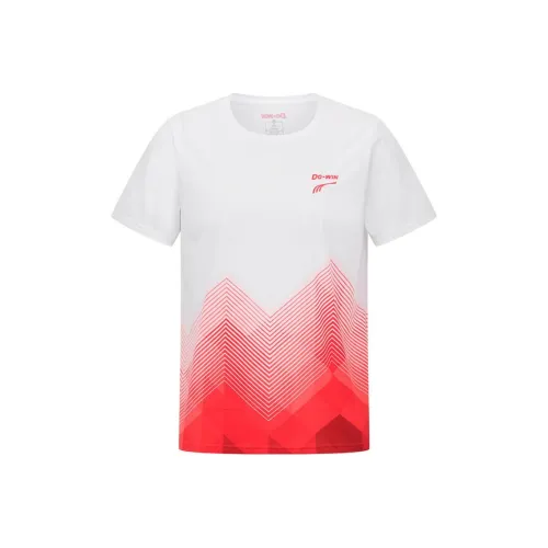 DO WIN Красный Белый Мужская T-Рубашка