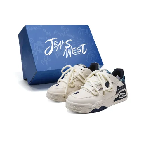 JEANSWEST Высота Увеличивающие Легкие Скейтбординг Кроссовки с Низким Топом Мужские Бежево-Синие