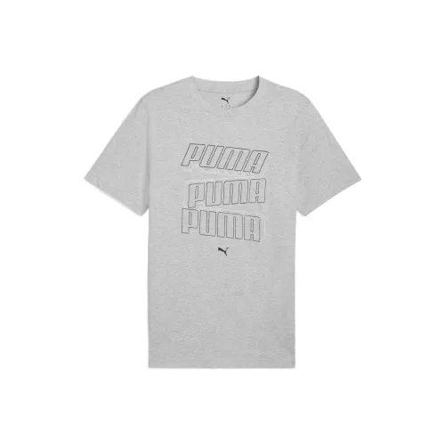 PUMA Серый Мужской T-Рубашки