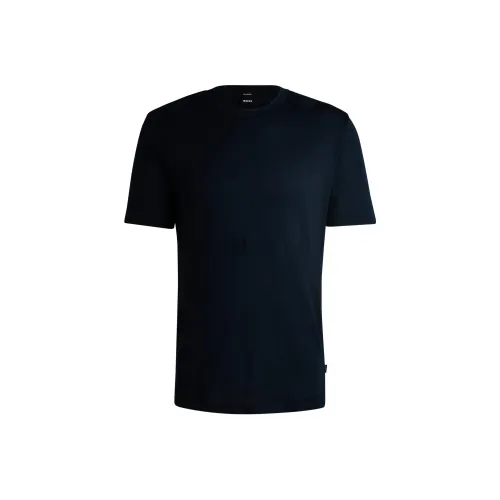 Hugo Boss T-Shirt Мужской Темно-синий