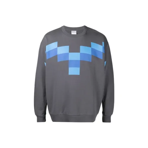 MARCELO BURLON Серый Мужской Свитшот