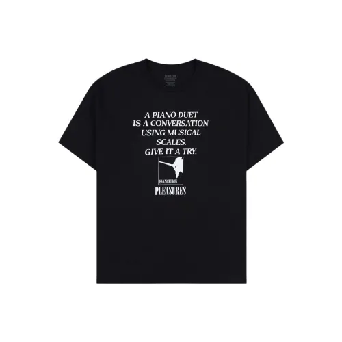 PLEASURES Evangelion Co Branded Модель Черная Унисекс Футболка