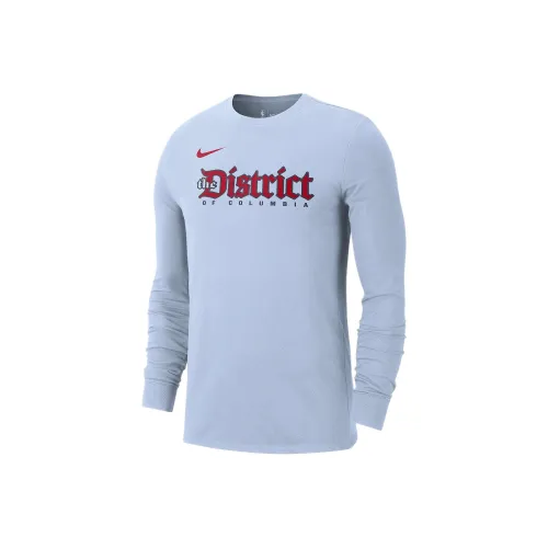 Nike x NBA Washington Wizards FW24 Essential Городской Edition Футболка Мужская Водород Синий