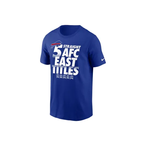 nike x NFL Buffalo Bills FW24 4 Straight NFC East Titles Наше Время IS NOW T Рубашка Мужской Синий