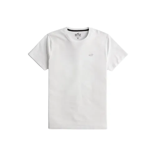 Hollister Белая Мужская T-Рубашка