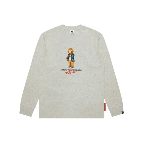 AAPE Серый WH2 Мужская T-Рубашка