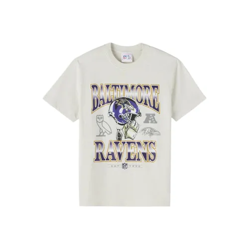 NFL Ovo Co Бренд Белая Унисекс Футболка