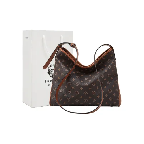 Old Man's Head Сумка через плечо из синтетической кожи женская кофейного цвета