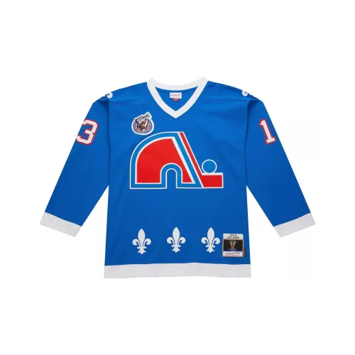 MITCHELL NESS Quebec Nordiques Mats Sundin T-Shirt Мужской Синий