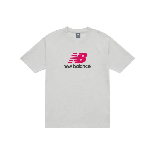 New Balance совместный бренд SS25 T-рубашка унисекс светлый серый