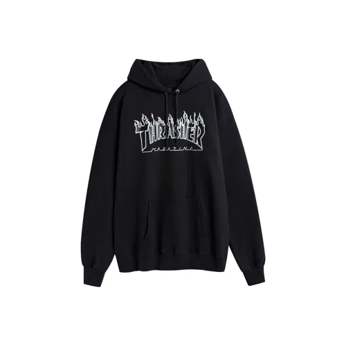 Thrasher Черный Унисекс Свитшоты