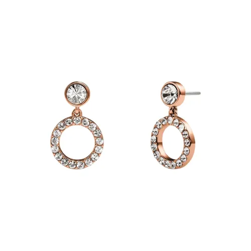 COACH Серьги из латуни с покрытием женские розовое золото