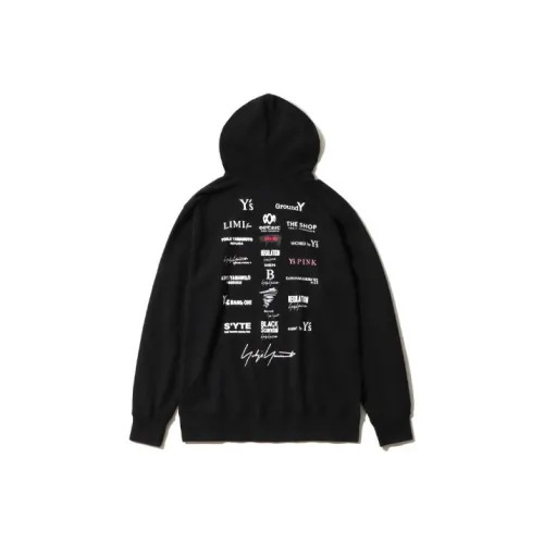 Yohji Yamamoto Черные Унисекс Свитшоты