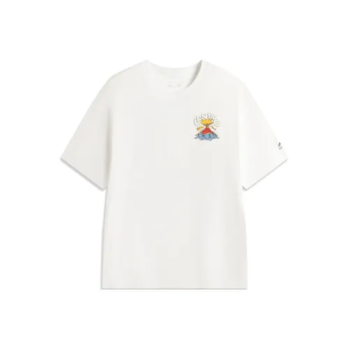 LINING Sports Life Collection Футболка Унисекс Стандартная Белая