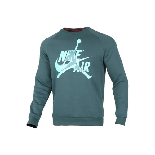 JORDAN Зеленый Мужской Свитшот