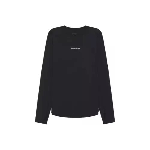 District Vision T-Shirt Мужской Черный