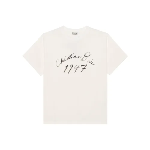 DIOR Белая Мужская T-Рубашка