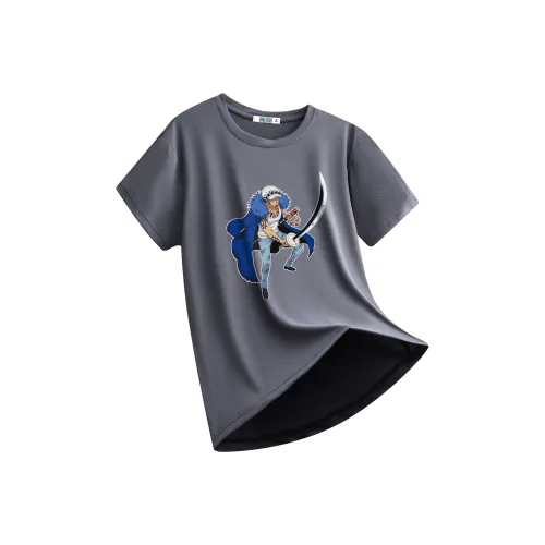 ONE PIECE Students' Короткий рукав T-рубашки Мужской Однотонный Базовый