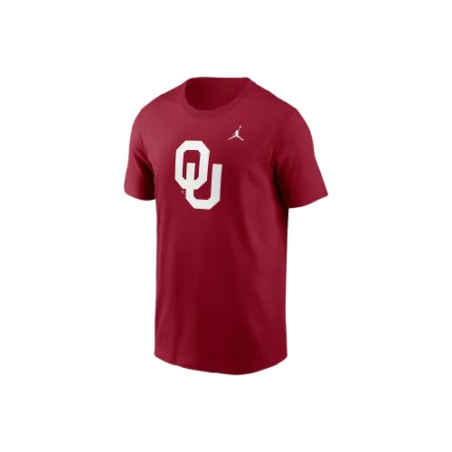 nike x Jordan Oklahoma Sooners Primetime T Рубашка Мужская Темно-Красная