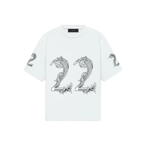 AMIRI Белая Мужская T-Рубашка