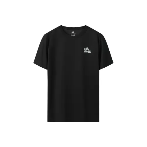 PEAK Черный Унисекс Бег T-рубашки