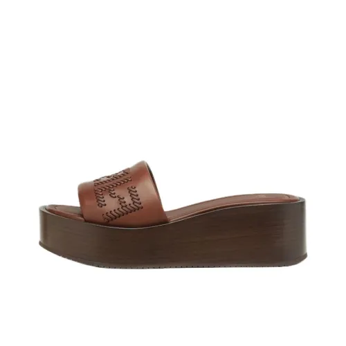 FENDI Sunshine Слипоны 6 см Женские Коричневый