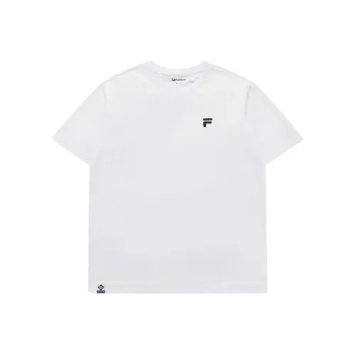FILA FUSION FOB Series Стандартный белый Унисекс T-рубашки