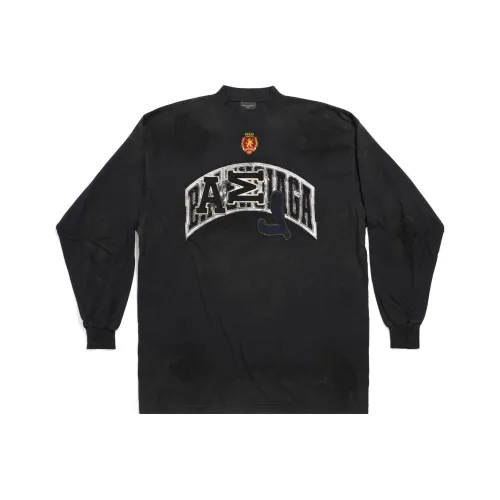 Balenciaga Свитшот Свободного кроя Унисекс Черный