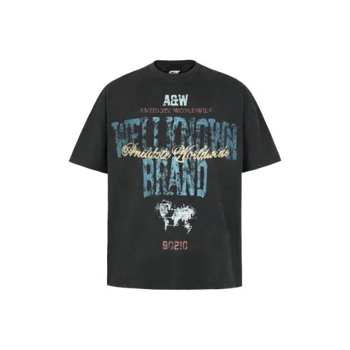 ANTIDOTE WORLDWIDE T-Shirt Унисекс Черный