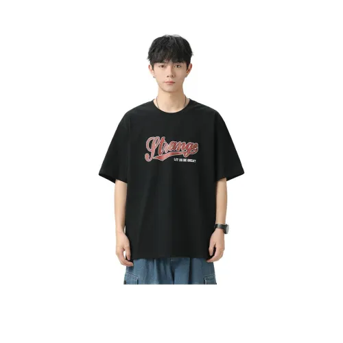 WOOD SOON Свободный крой Полуполый Тяжелый Американский Повседневный Топ Унисекс