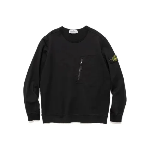 STONE ISLAND Свитшот Мужской Черный
