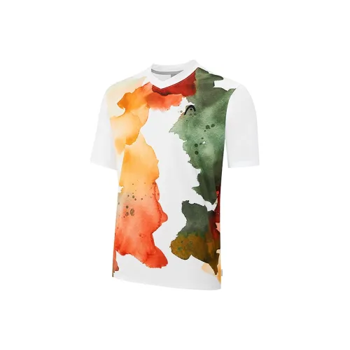 HEAD T-Shirt Men's Red Multicolor