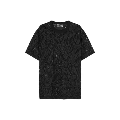 VERSACE Мужские черные T-рубашки