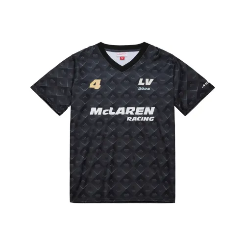 Mitchell Ness Черная Унисекс Футболка