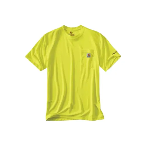 Carhartt Ярко-желтый Зеленый Мужские T-рубашки