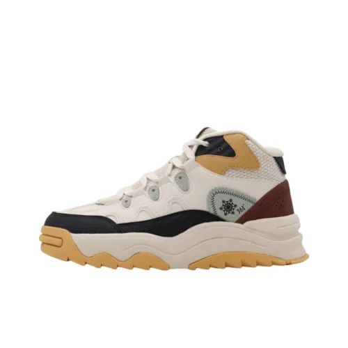 361° Термический Slip-resistant Высокие Кроссовки для скейтбординга Мужские Бежевые