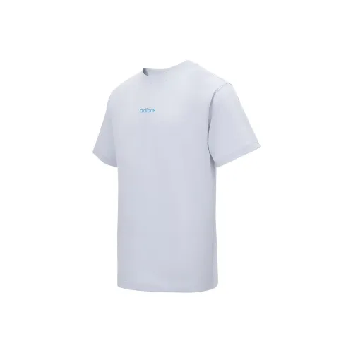 Adidas T-Shirt Мужская Светло-Синяя