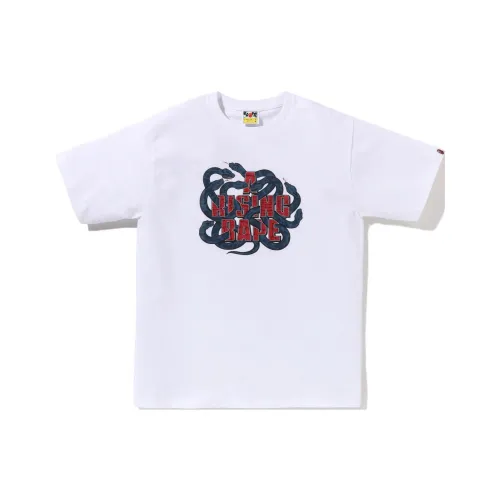 A BATHING APE Snake Year Collection SS25 T-Shirt Унисекс