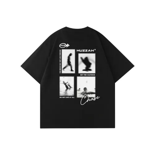 Huzzah Круглый вырез Короткий рукав T-рубашки Унисекс
