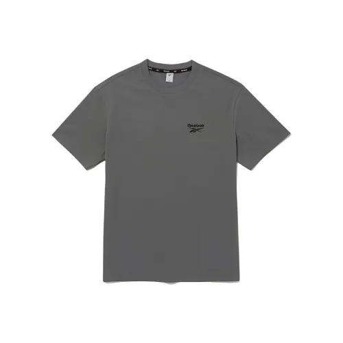 Reebok совместная брендированная угольно-серая мужская футболка T