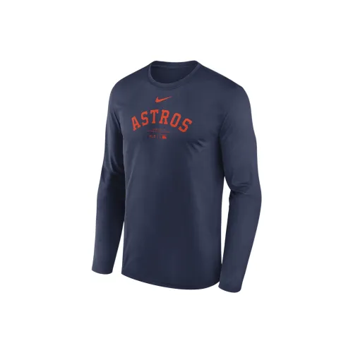 nike Houston Astros Аутентичная коллекция Practice T-рубашка мужская морской синий
